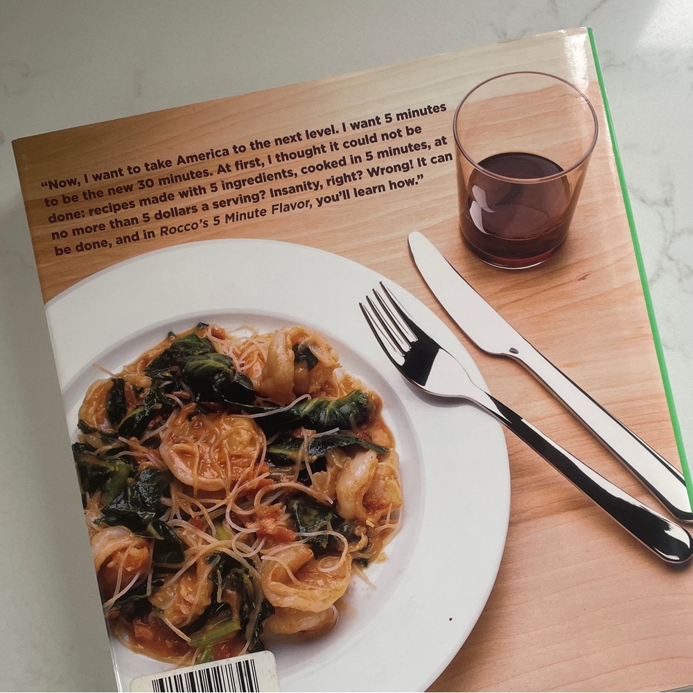 Two cookbook bundle, Rocco Dispirito, Rocco Gets Real & Rocco’s 5 Minute Flavor - Picture 7 of 9